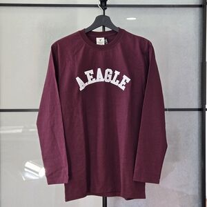 American Eagle Outfitters Maroon Long Sleeve Tee